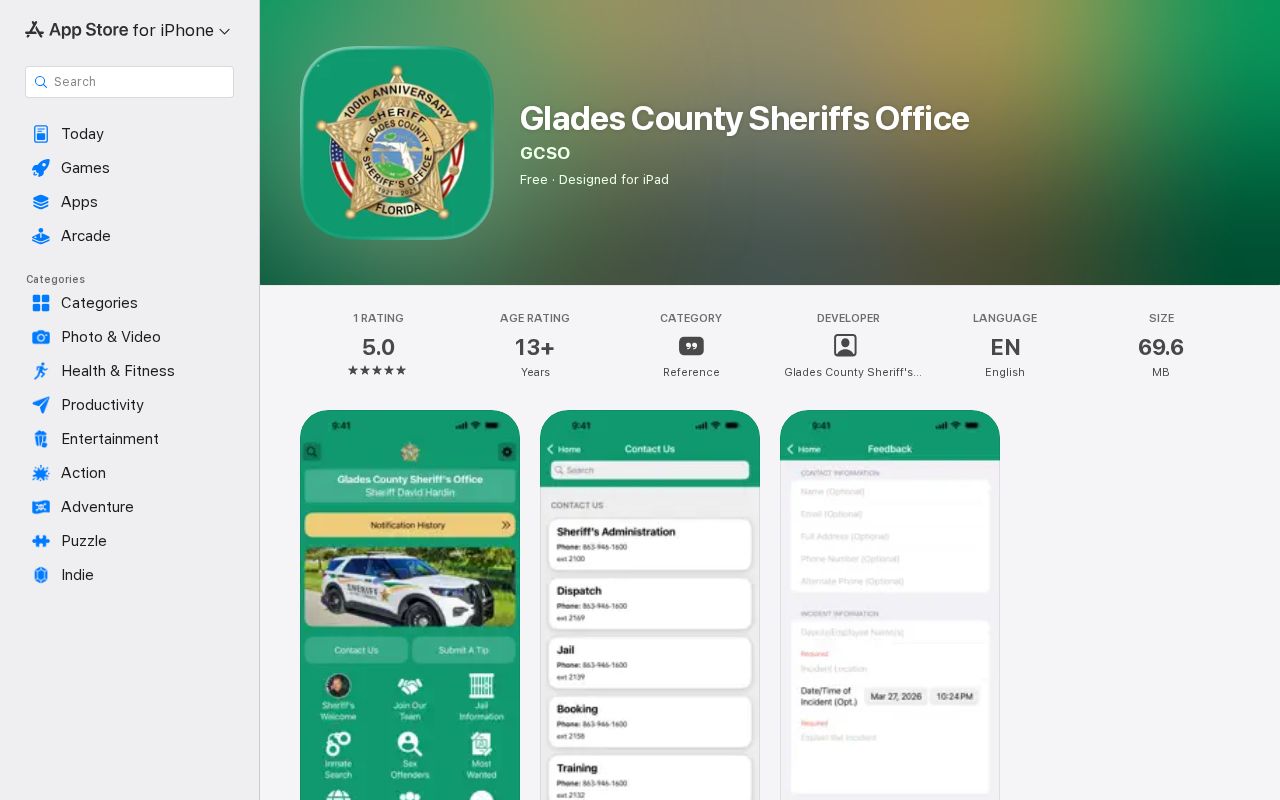 Glades County sheriff app limits for 24-hour release records